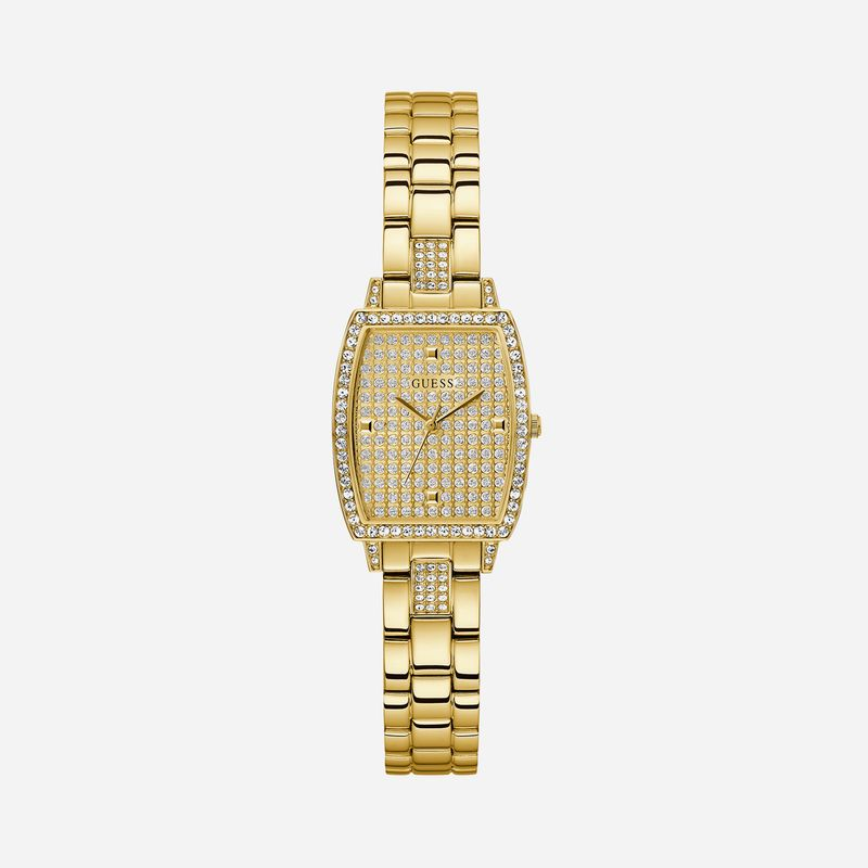 Relógio Guess Feminino em Aço Dourado com Brilhos GW0611L2 Relógio Guess Feminino em Aço Dourado com Brilhos GW0611L2