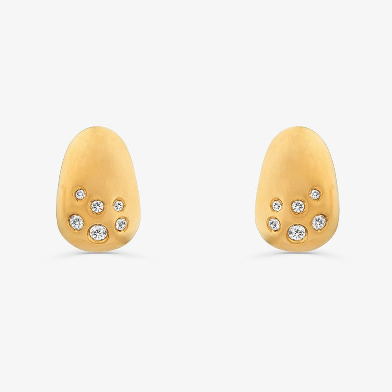 Brinco Midi em Prata 925 com Banho de Ouro Amarelo 18k Brinco Midi em Prata 925 com Banho de Ouro Amarelo 18k