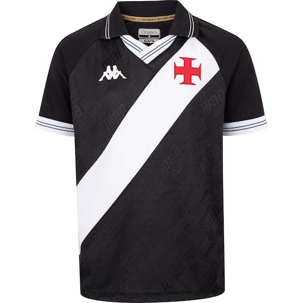 Camisa do Vasco da Gama I 25/26 Torcedor Kappa Infantil Camisa do Vasco da Gama I 25/26 Torcedor Kappa Infantil