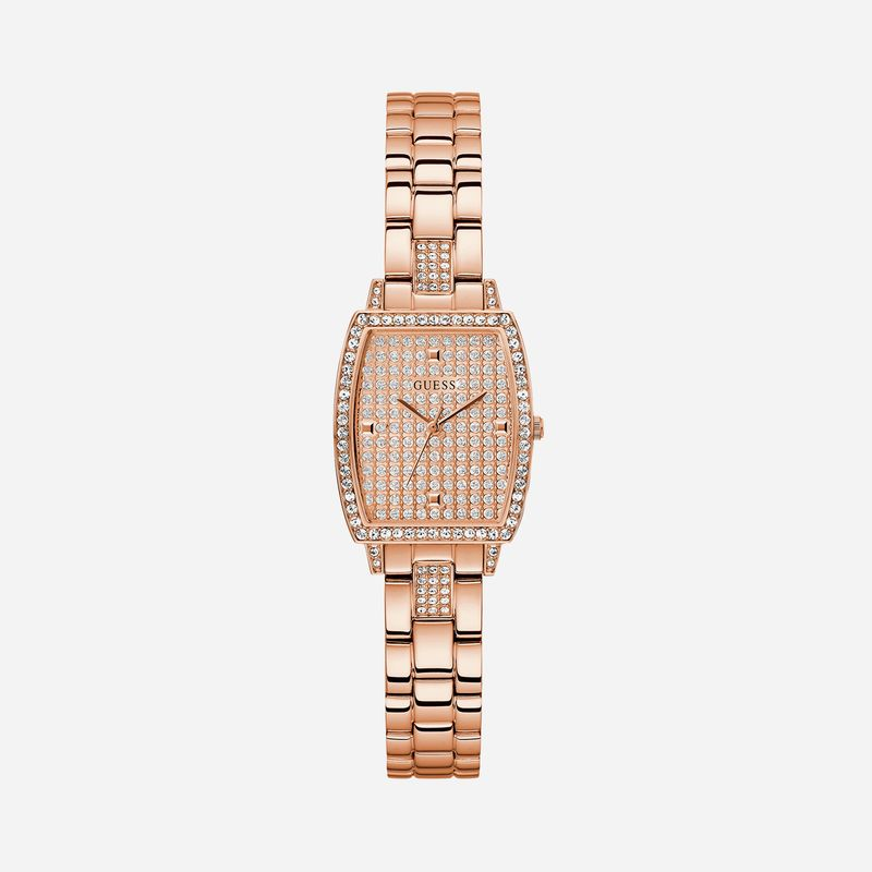 Relógio Guess Feminino em Aço Rosé com Brilhos GW0611L3 Relógio Guess Feminino em Aço Rosé com Brilhos GW0611L3