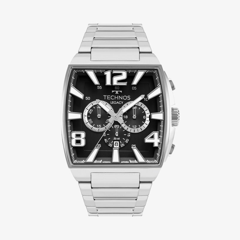 Relógio Technos Masculino Legacy em Aço JS25BAW/1K Relógio Technos Masculino Legacy em Aço JS25BAW/1K