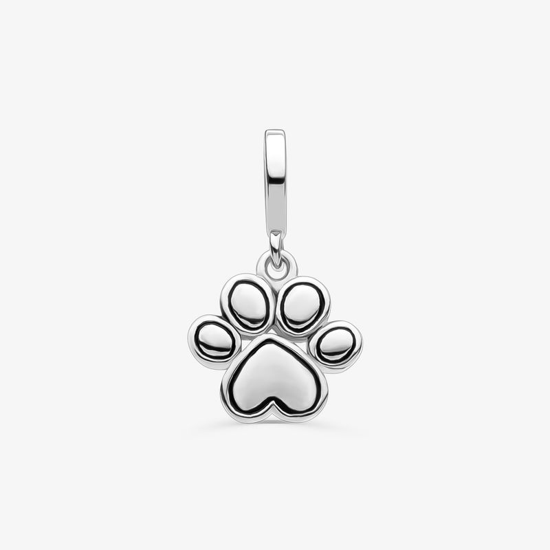 Charm Pata Cachorro em Prata 925 Charm Pata Cachorro em Prata 925