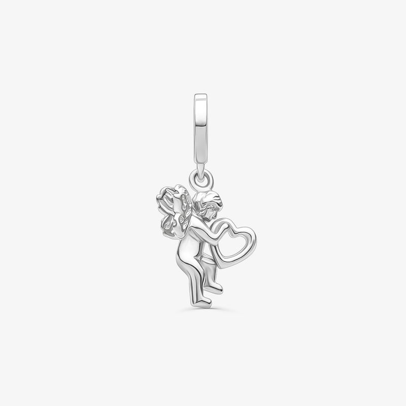 Charm Anjo Cupido em Prata 925 Charm Anjo Cupido em Prata 925