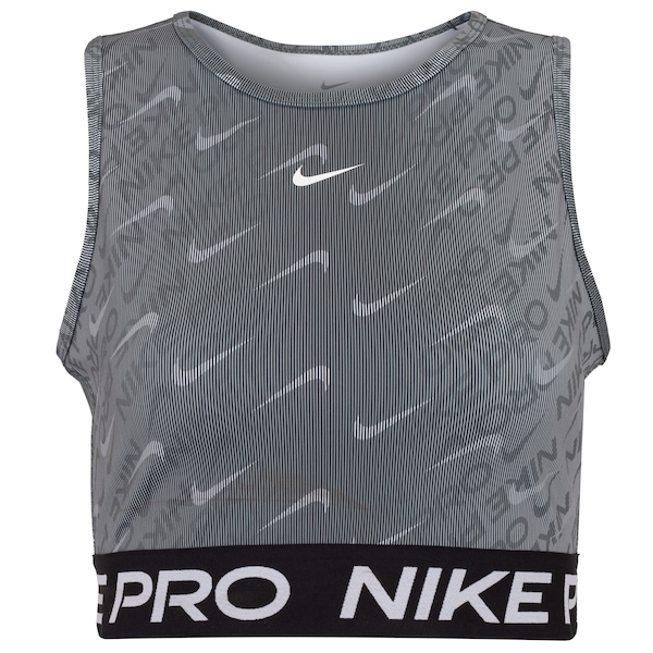 Top Nike Dri-fit Pro Crop Tank All Over Print Adulto Top Nike Dri-fit Pro Crop Tank All Over Print Adulto