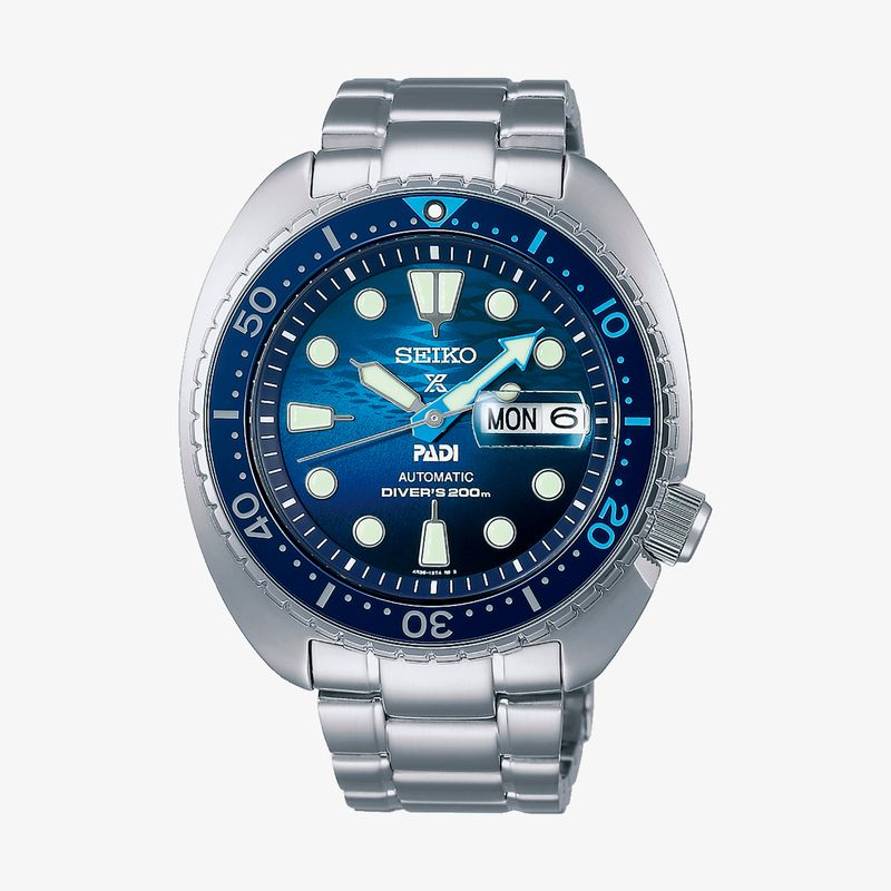 Relógio Seiko Prospex PADI Special Edition Automático Masculino em Aço Prateado SRPK01B1 Relógio Seiko Prospex PADI Special Edition Automático Masculino em Aço Prateado SRPK01B1