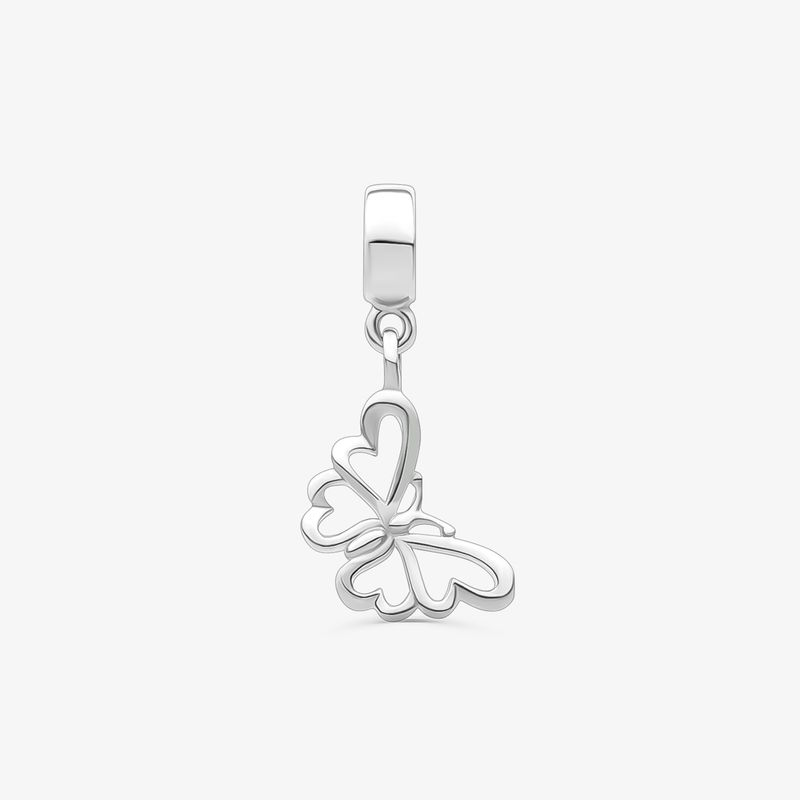 Charm Borboleta em Prata 925 Charm Borboleta em Prata 925