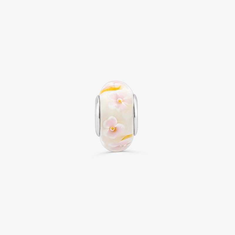Charm Separado Flores em Prata 925 Charm Separado Flores em Prata 925