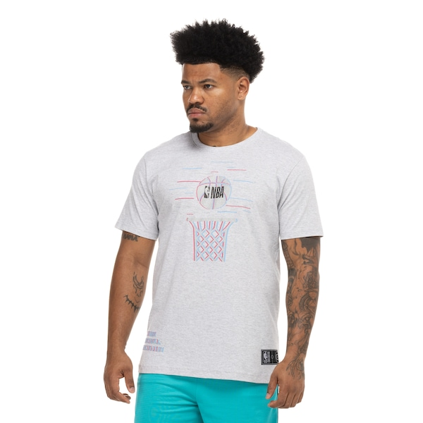 Camiseta NBA Basket Hoop N864A Masculina Camiseta NBA Basket Hoop N864A Masculina