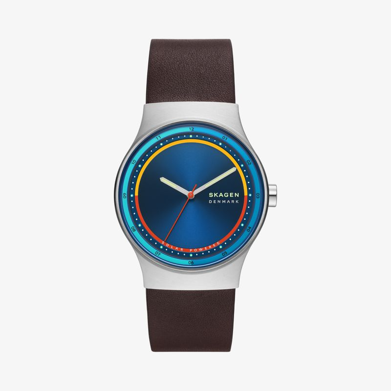 Relógio Skagen Masculino em Couro Marrom SKW6794B1 Relógio Skagen Masculino em Couro Marrom SKW6794B1
