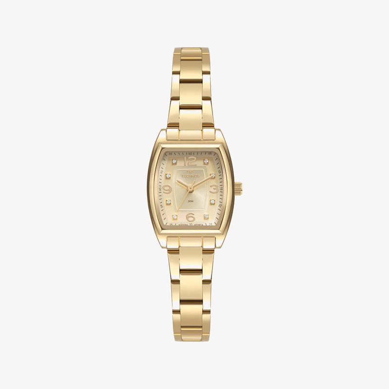 Relógio Technos Feminino em Aço Dourado 2035MXP/1D Relógio Technos Feminino em Aço Dourado 2035MXP/1D