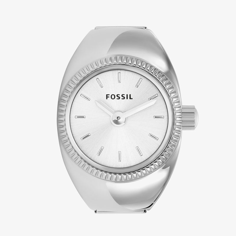Relógio de Dedo Fossil em Aço Prateado ES5245 Relógio de Dedo Fossil em Aço Prateado ES5245