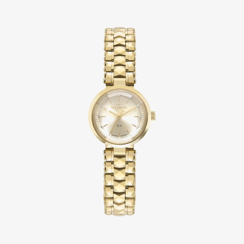 Relógio Technos Feminino em Aço Dourado 2035MXIS/1X Relógio Technos Feminino em Aço Dourado 2035MXIS/1X