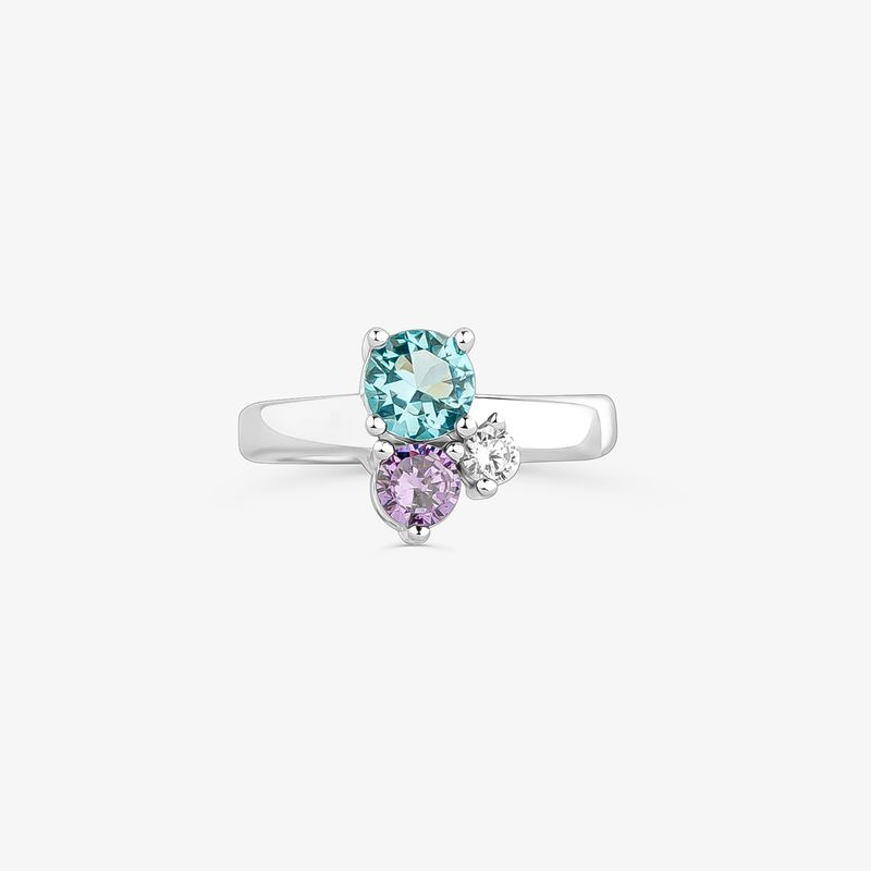 Piercing Trio Cravejado em Prata 925 Piercing Trio Cravejado em Prata 925