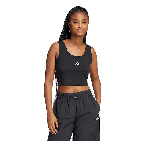 Blusa Cropped Feminina adidas Small Logo Blusa Cropped Feminina adidas Small Logo