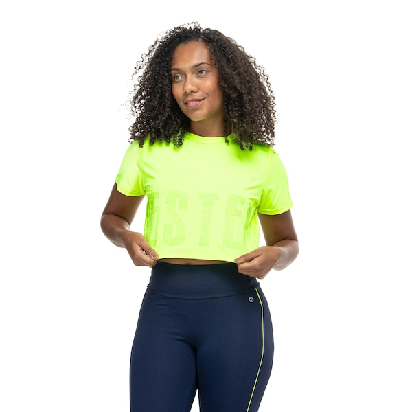 Blusa Cropped Feminina Vestem Trace Dry Fit