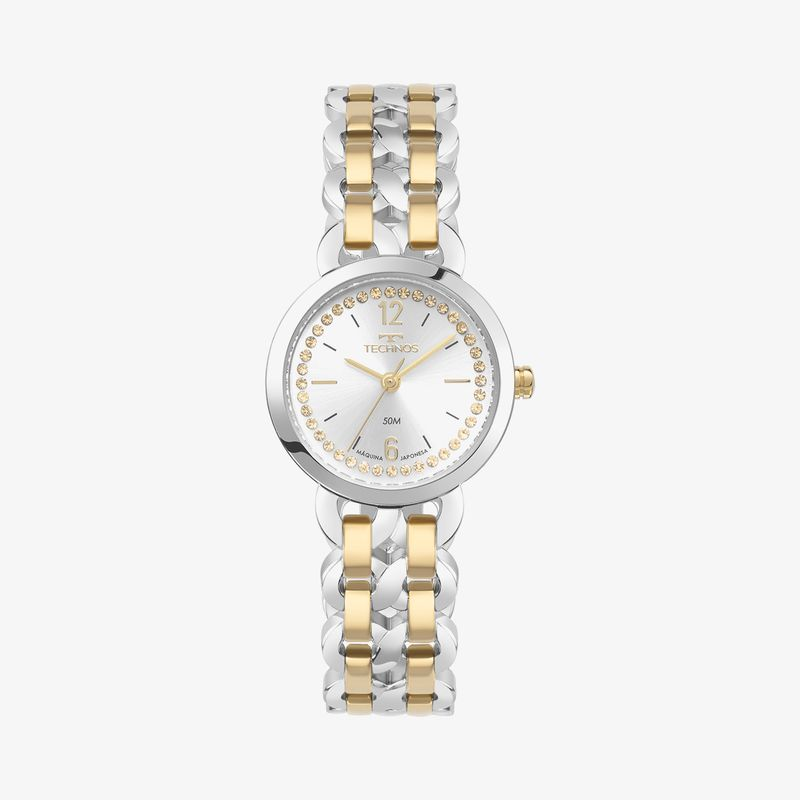 Relógio Technos Feminino em Aço Bicolor 2035MZO/1K Relógio Technos Feminino em Aço Bicolor 2035MZO/1K
