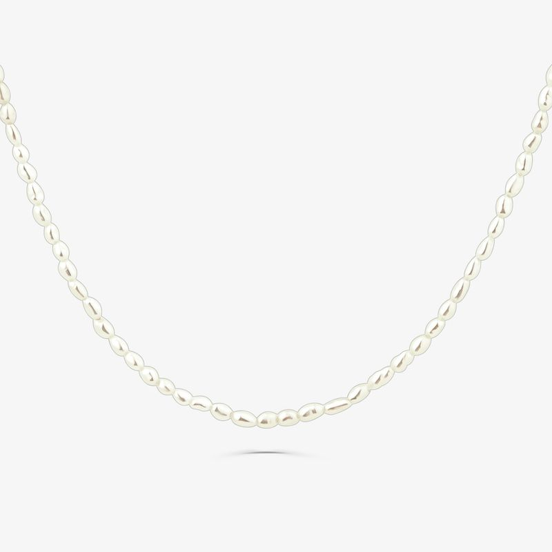 Colar de Pérolas com Fecho em Ouro Amarelo 18k - 40 cm Colar de Pérolas com Fecho em Ouro Amarelo 18k - 40 cm