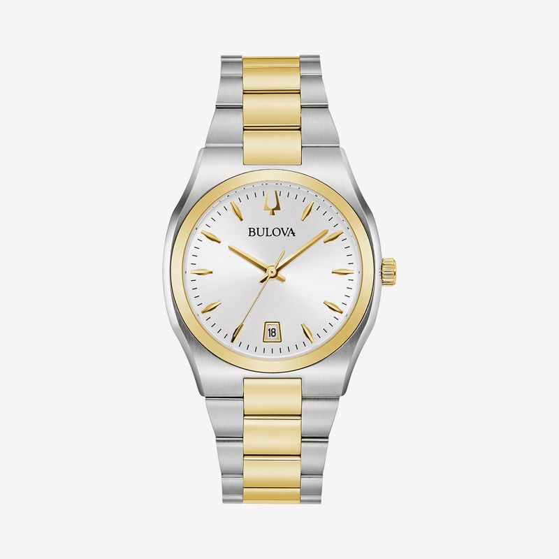 Relógio Bulova Feminino em Aço Bicolor 98M132N Relógio Bulova Feminino em Aço Bicolor 98M132N