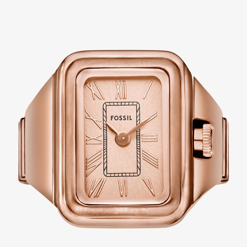 Relógio de Dedo Fossil em Aço Rosé ES5345 Relógio de Dedo Fossil em Aço Rosé ES5345