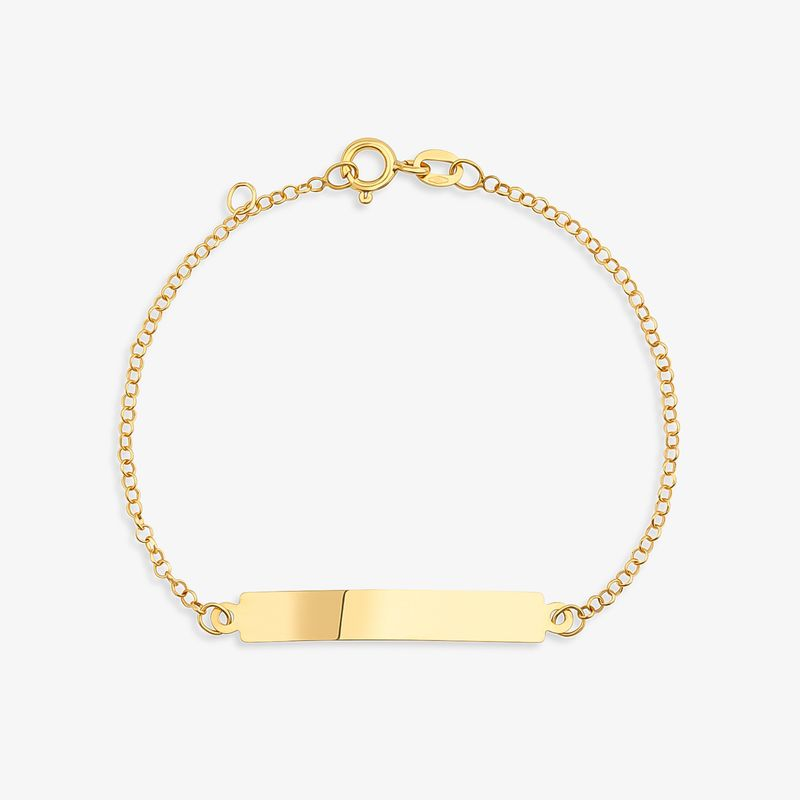 Pulseira Infantil em Ouro Amarelo 18K Pulseira Infantil em Ouro Amarelo 18K
