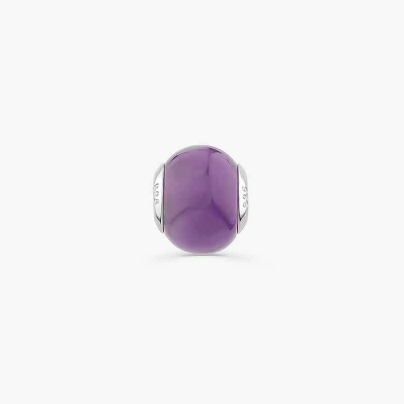 Charm em Ametista e Prata 925
