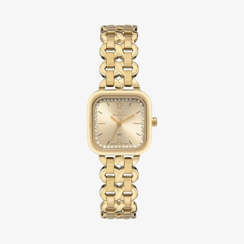 Relógio Technos Feminino em Aço Dourado 2035NAT/1D Relógio Technos Feminino em Aço Dourado 2035NAT/1D