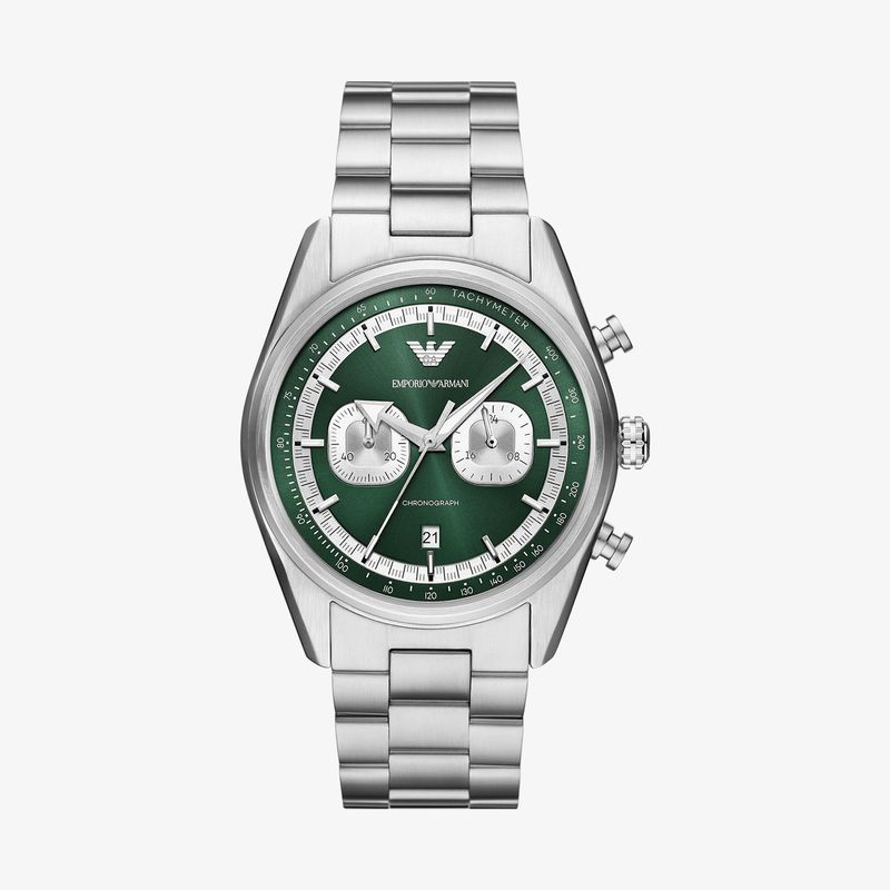 Relógio Emporio Armani Racer Cronógrafo Masculino em Aço AR11637B1