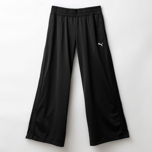 Calça Puma Wardrobe Essentials Low Rise Popper Calça Puma Wardrobe Essentials Low Rise Popper