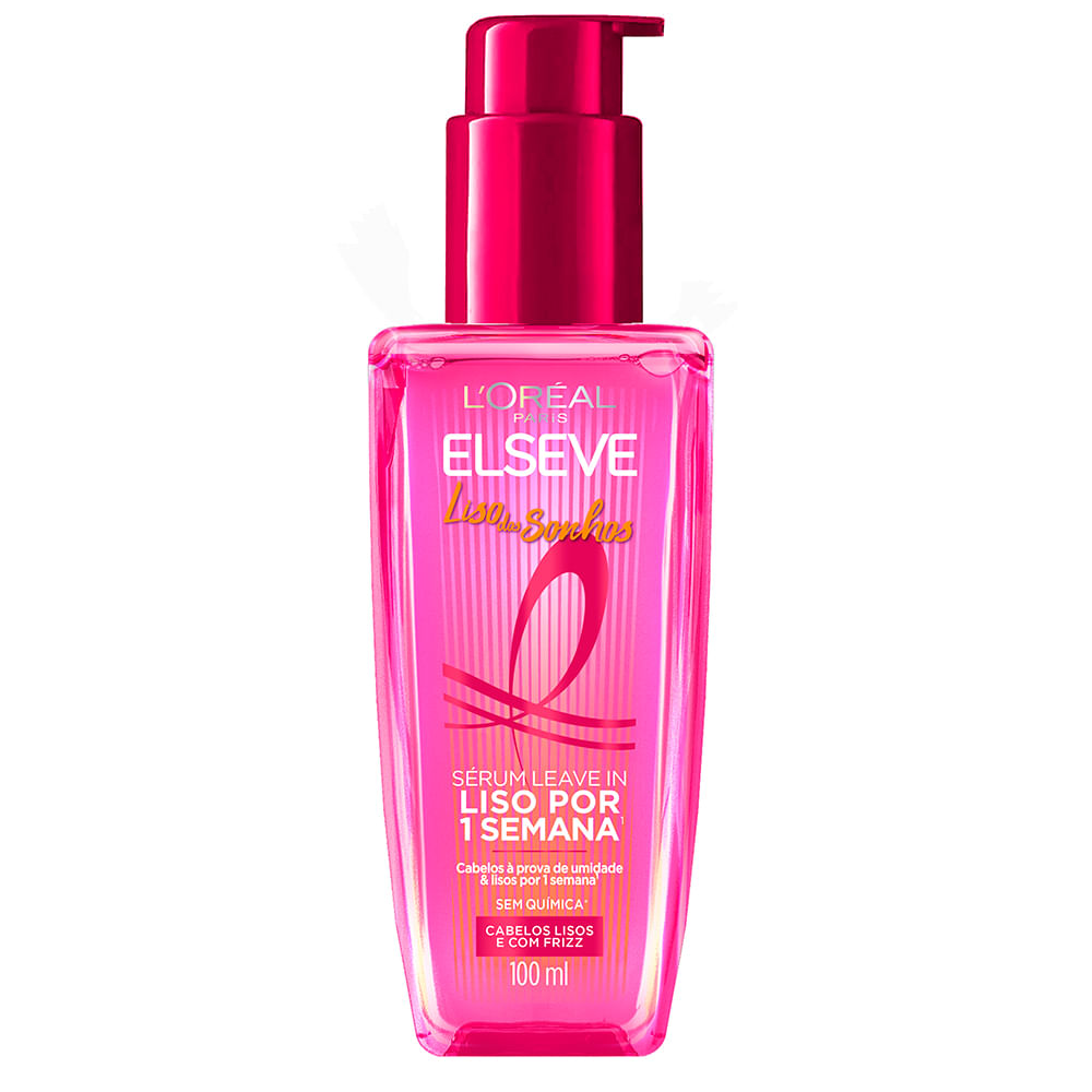 Sérum capilar liso dos sonhos leave in elseve lóreal paris 100ml