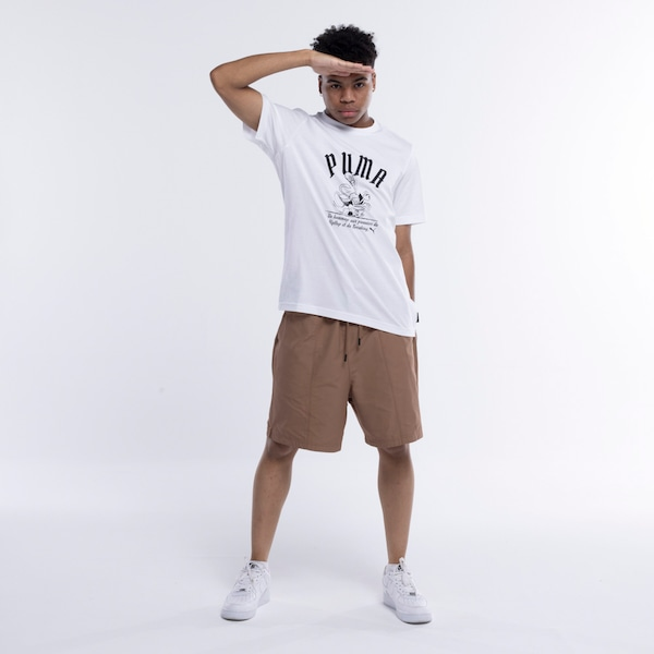 Camiseta Puma Manga Curta Graphics Super Tee Camiseta Puma Manga Curta Graphics Super Tee