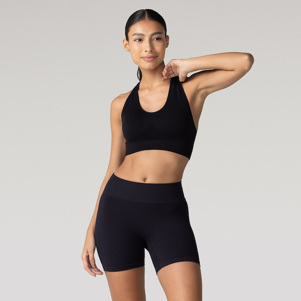 Short Feminino Oxer Canelado Sem Costura Short Feminino Oxer Canelado Sem Costura