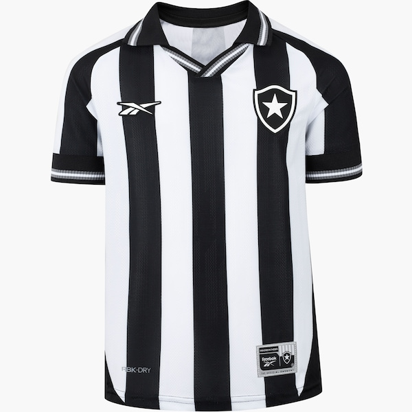 Camisa do Botafogo I 25/26 Torcedor Reebok Juvenil Camisa do Botafogo I 25/26 Torcedor Reebok Juvenil