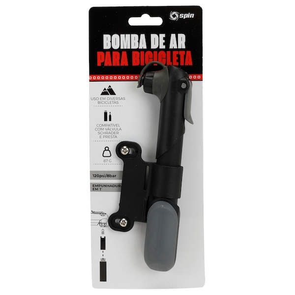 Bomba de Ar Manual para Bicicleta Spin Bomba de Ar Manual para Bicicleta Spin