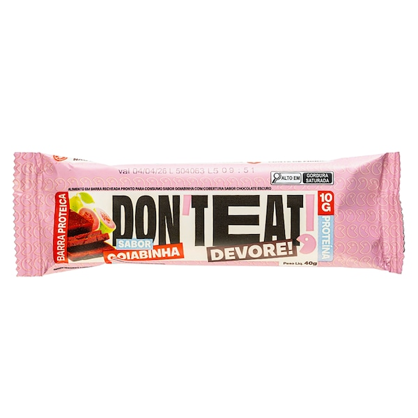 Barra de Proteína Don't Eat Goiabinha - 40g
