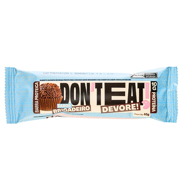 Barra de Proteína Dont Eat Brigadeiro - 40g