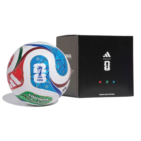 Bola de Futebol adidas Trionda Oficial da Copa do Mundo FIFA 2026 League com Caixa Bola de Futebol adidas Trionda Oficial da Copa do Mundo FIFA 2026 League com Caixa