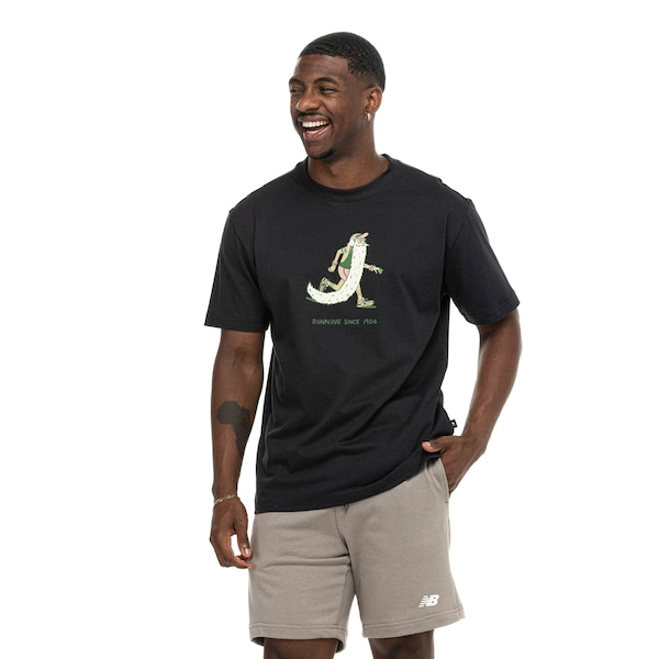 Camiseta New Balance Bearded Runner Masculina Camiseta New Balance Bearded Runner Masculina