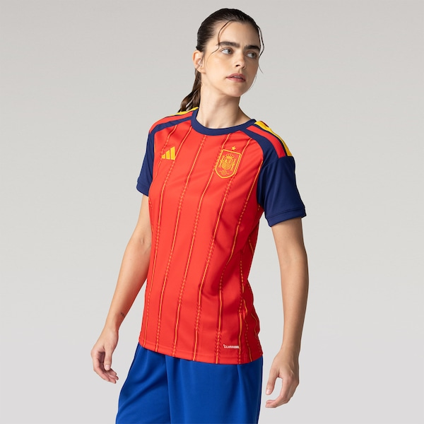 Camisa Seleção da Espanha I 26/27 Torcedora adidas Feminina