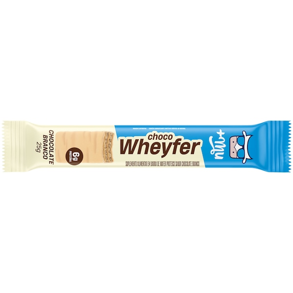 Barra de Proteina +MU Choco Wheyfer Chocolate Branco - Unidade