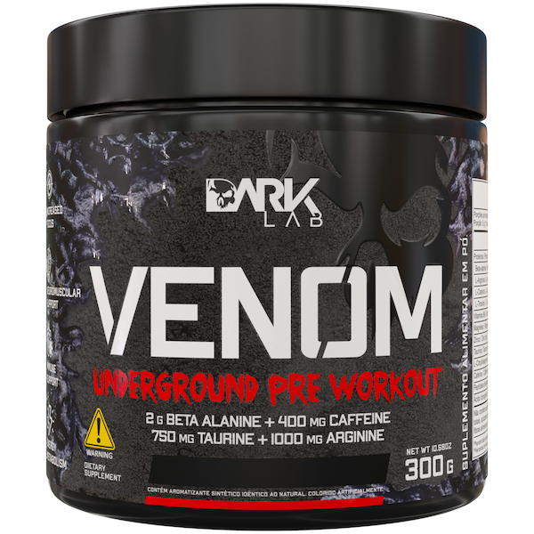 Pré Treino Darklab Venom 300G Sabor Mango Loko