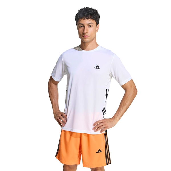 Camiseta adidas Workout Essentials Base 3S - Masculina Camiseta adidas Workout Essentials Base 3S - Masculina