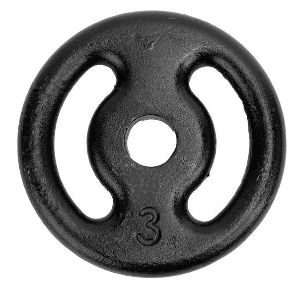 Anilha de Ferro Oxer 3 kg Vazada