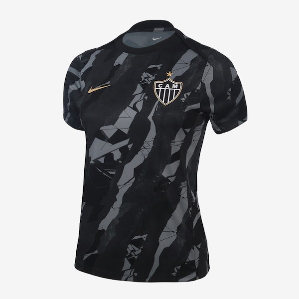Camiseta do Atlético Mineiro 26/27 Pré-jogo Nike Feminina Camiseta do Atlético Mineiro 26/27 Pré-jogo Nike Feminina