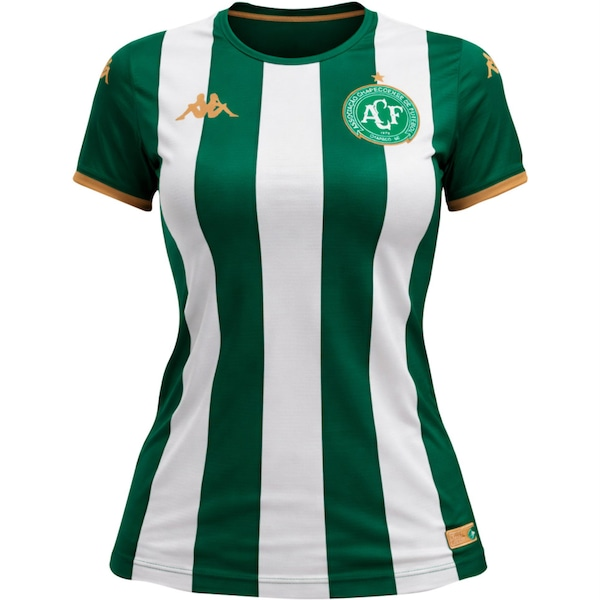 Camisa da Chapecoense I 26/27 Torcedor Kappa Feminina Camisa da Chapecoense I 26/27 Torcedor Kappa Feminina