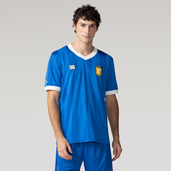 Camisa Seleção da Argentina Retrô AFA 86 Masculina Camisa Seleção da Argentina Retrô AFA 86 Masculina
