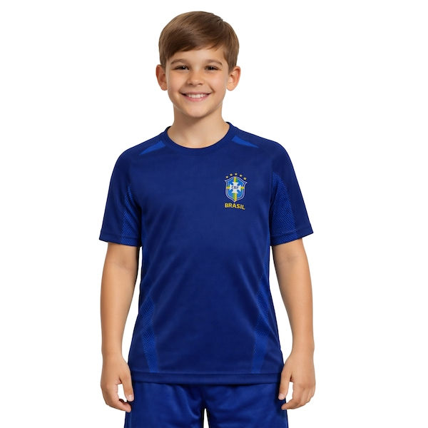Camiseta da Seleção do Brasil CBF 26/27 Penta Seamless Infantil Camiseta da Seleção do Brasil CBF 26/27 Penta Seamless Infantil