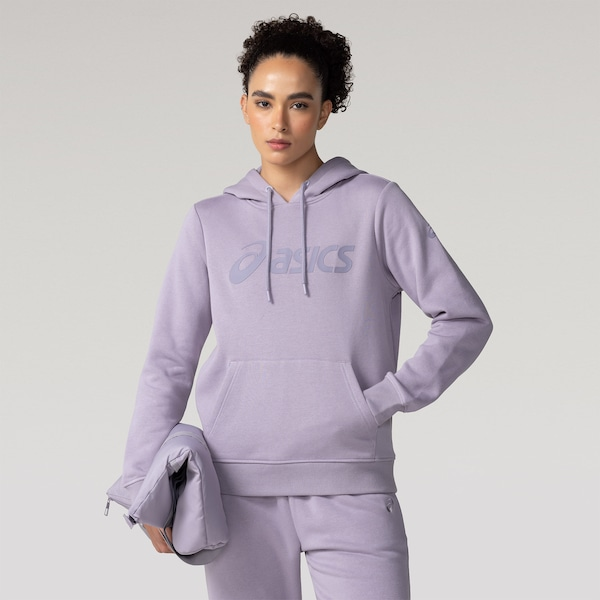 Blusão Moletom ASICS Canguru Com Fleece Feminino Blusão Moletom ASICS Canguru Com Fleece Feminino