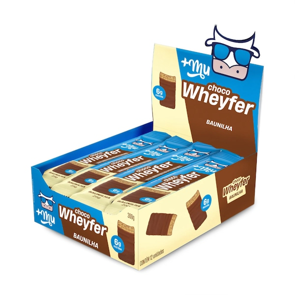 Caixa +MU Chocowheyfer Cookies com 12 Unidades