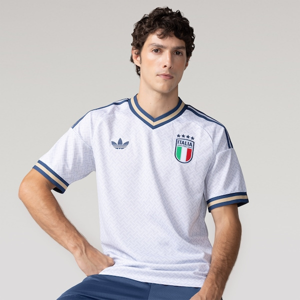 Camisa Seleção da Itália II 26/27 Torcedor adidas Masculina Camisa Seleção da Itália II 26/27 Torcedor adidas Masculina