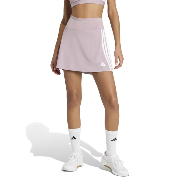 Shorts-Saia Treino Essentials Três Listras - Feminino Shorts-Saia Treino Essentials Três Listras - Feminino